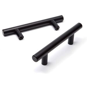 HOME TZH BLACK CABINETS HANDLES 25 PACK